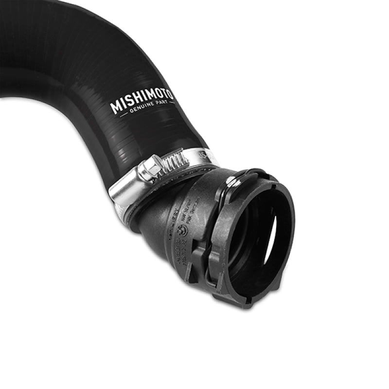 Mishimoto MMHOSE-MUS8-15UBK 15+ Ford Mustang GT Black Silicone Upper Radiator Hose