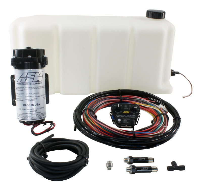 AEM 30-3301 V2 5 Gallon Diesel Water/Methanol Injection Kit (Internal Map)