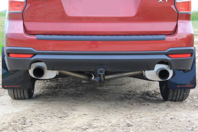 Rally Armor MF28-UR-BLK/RD 14-18 Subaru Forester Black Mud Flap w/ Red Logo