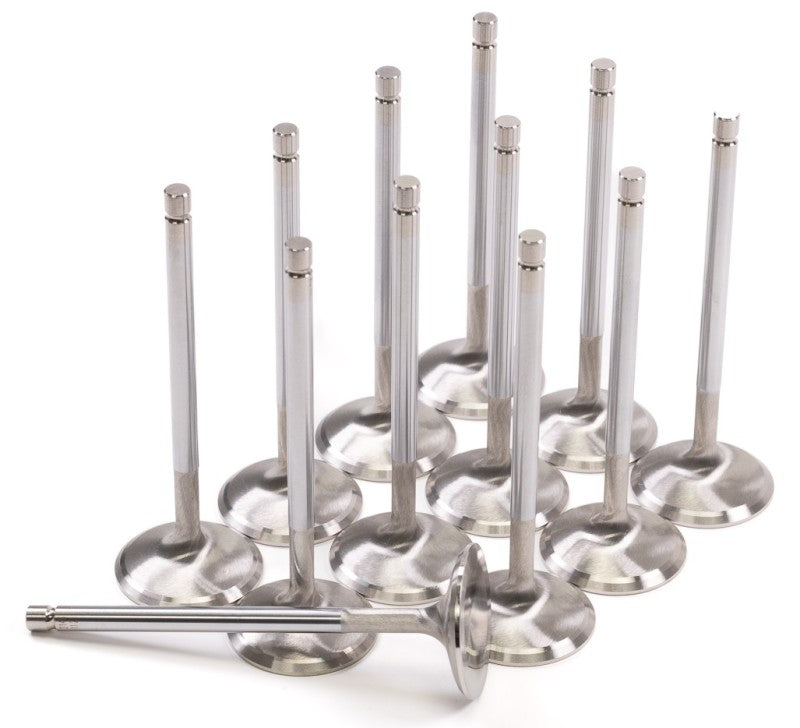 GSC Power Division 2144-12 GSC P-D Nissan RB26DETT 35.65mm Head +1mm OS 102.4mm Long Intake Valve - Set of 12
