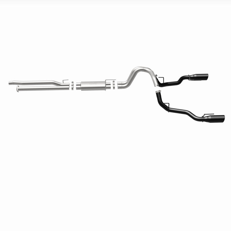 Magnaflow 19350 MagnaFlow SYS Cat-Back 2017 Ford F-150 Raptor 3.5L Dual Black Coated 3in Tips