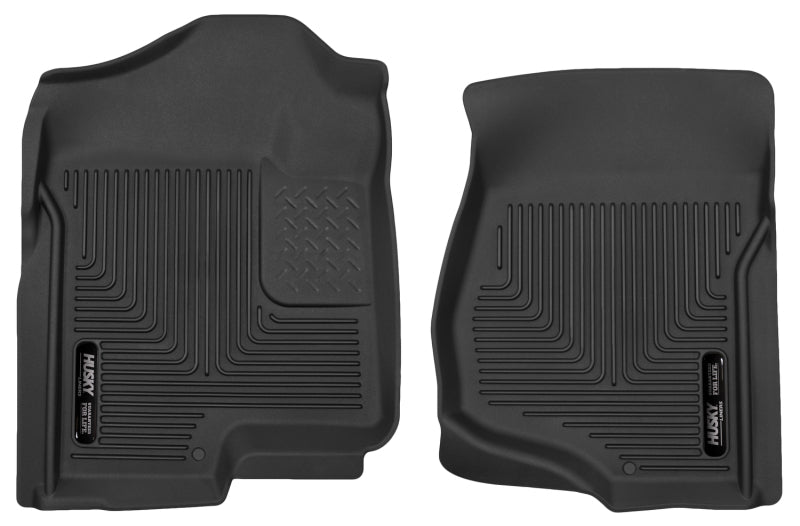 Husky Liners 53101 07-12 GM Silverado/Tahoe/Suburban/Escalade X-Act Contour Black Floor Liners