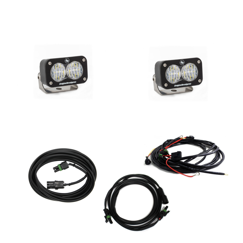 Baja Designs 447651 2018+ Jeep JL LED Light Kit Reverse Kit Dual S2 Sport w/C Wrangler JL