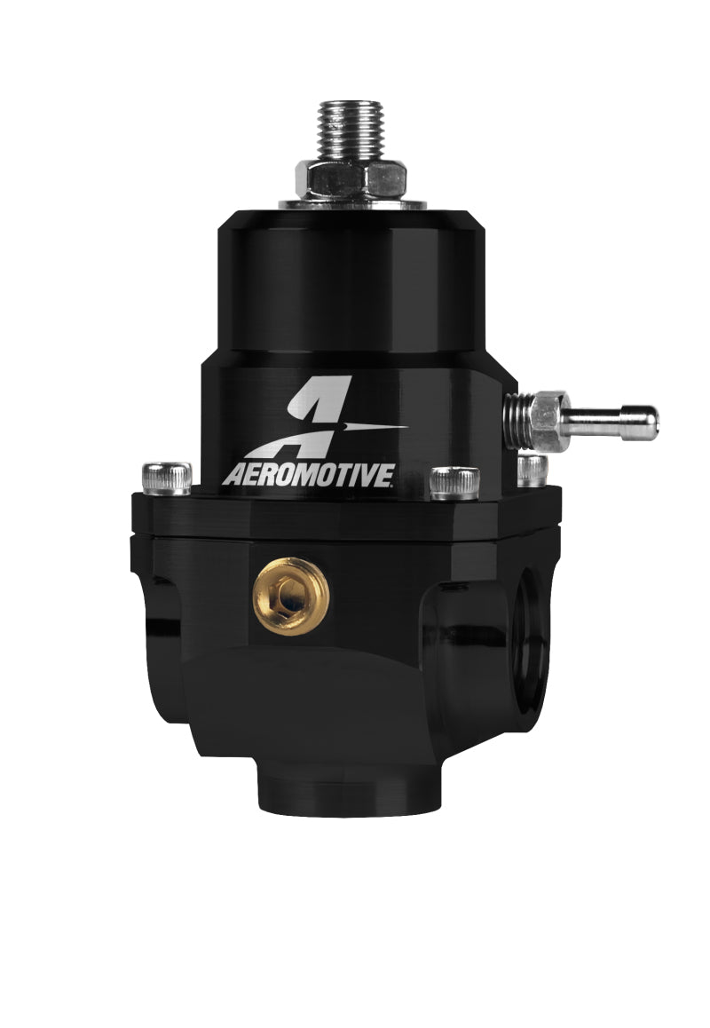 Aeromotive 13303 Adjustable Regulator - 35-75PSI - .188 Valve - (2) -08 Inlets/-08 Return