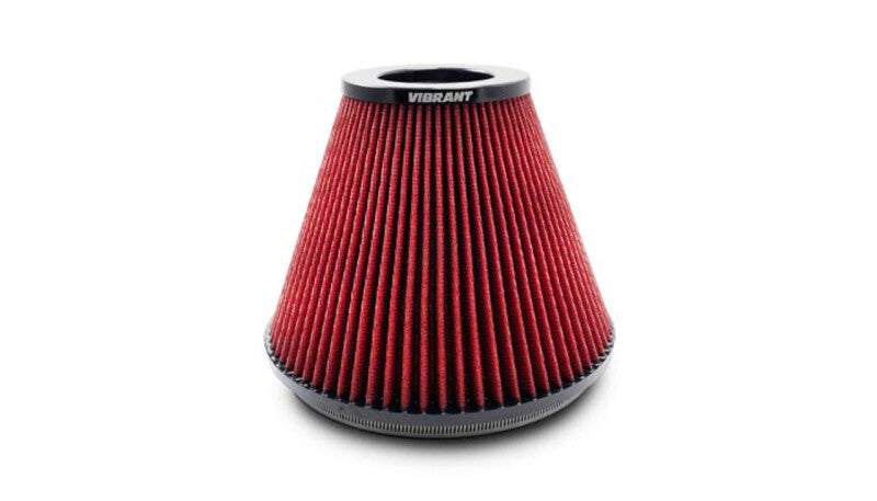 Vibrant 10962 8.75in Inlet I.D. x 8.50in Height Bellmouth Velocity Stack Classiic Performance Air Filter