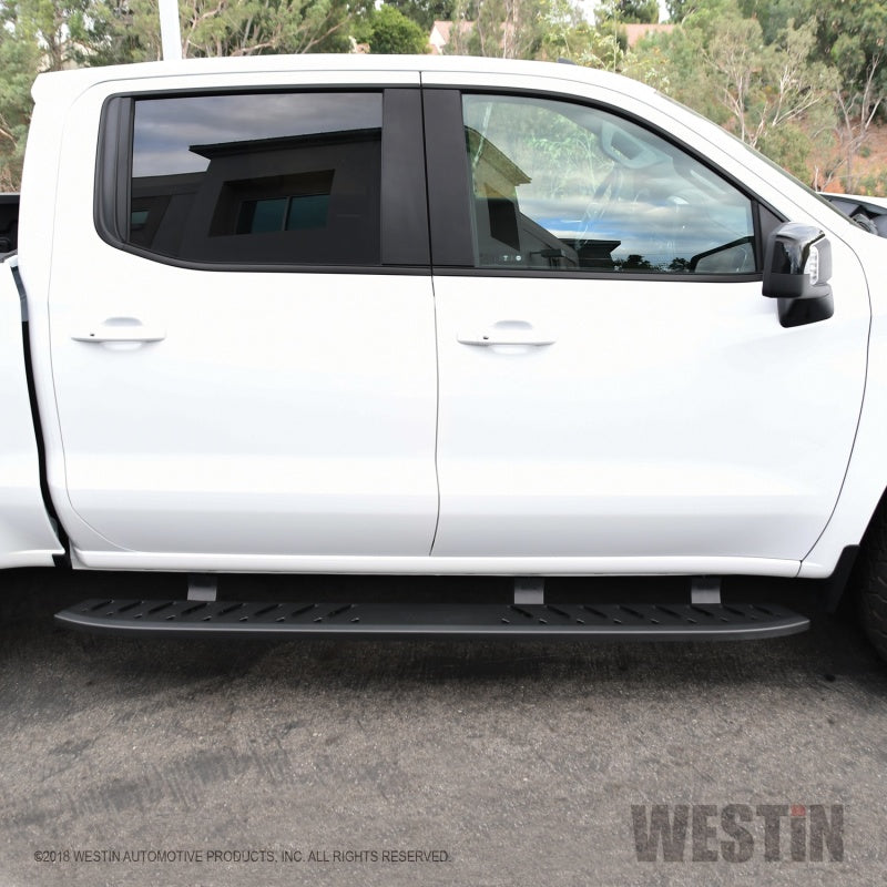 Westin 28-81275 2019 Chevrolet Silverado/Sierra 1500 Crew Cab Thrasher Running Boards - Textured Black