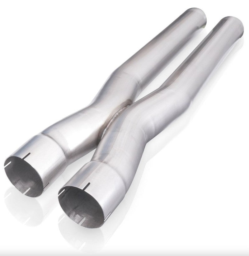 Stainless Works 3XP413SS 3in X-Pipe (Parallel) w/ 4.125in Center-to-Center - 3in ID Expanded Inlets
