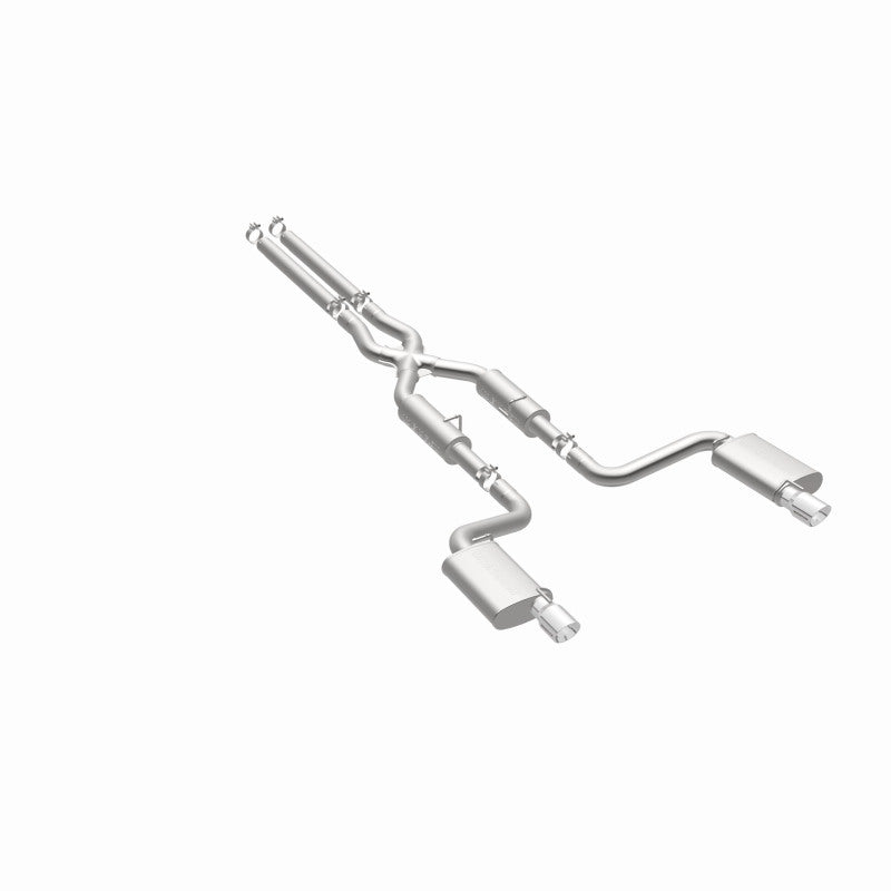 Magnaflow 15494 MagnaFlow 11-12 Dodge Charger SRT-8 Hemi Dual Split Rear Exit Stainless Cat-Back Performance Exhaust