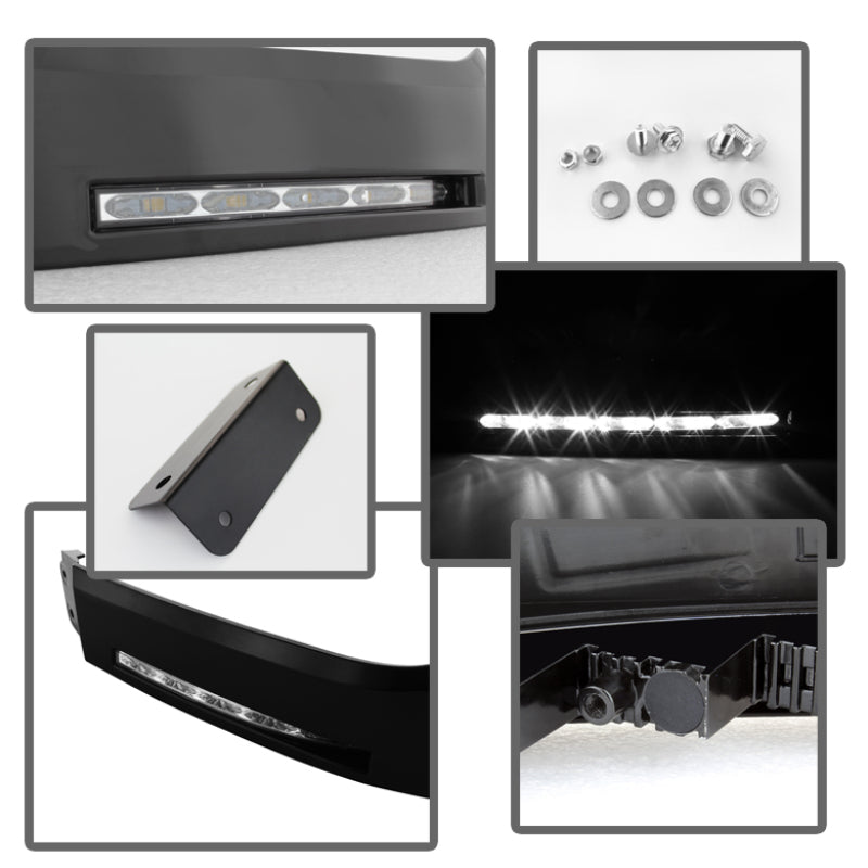 SPYDER 5077714 Spyder Toyota Tundra 07-13 Daytime LED Running Lights (XSP-X Model Look)wo/swtch Blk FL-DRL-TTU07-BK