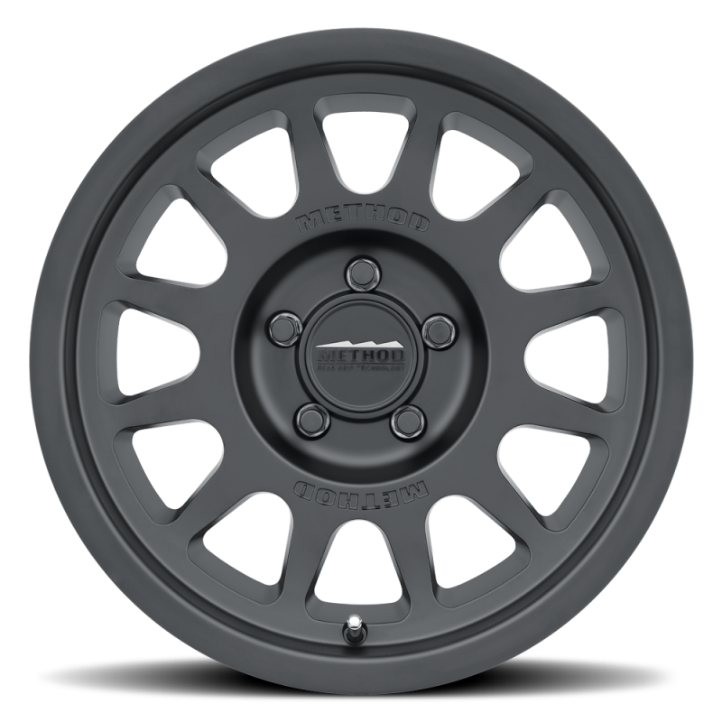 Method Wheels MR70378550525 Method MR703 17x8.5 +25mm Offset 5x5 71.5mm CB Matte Black Wheel