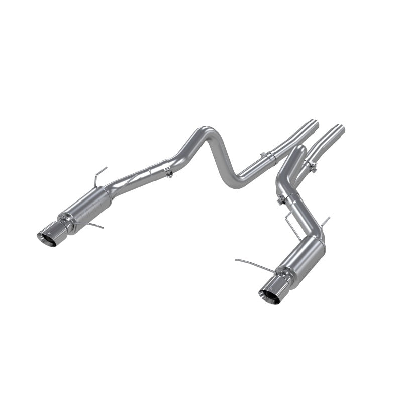 MBRP S7264409 11-14 Ford Mustang GT 5.0L Dual Split Rear Race Version T409 3in Cat Back Exhaust System