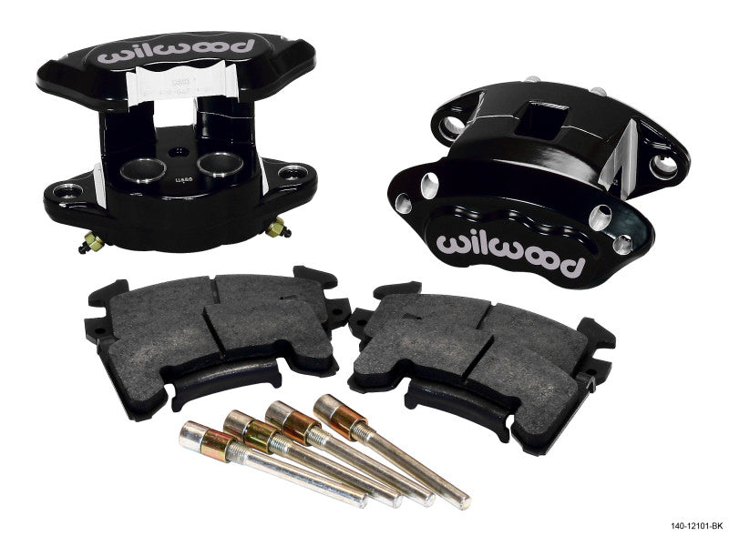 Wilwood 140-12101-BK D154 Rear Caliper Kit - Black 1.12 / 1.12in Piston 1.04in Rotor