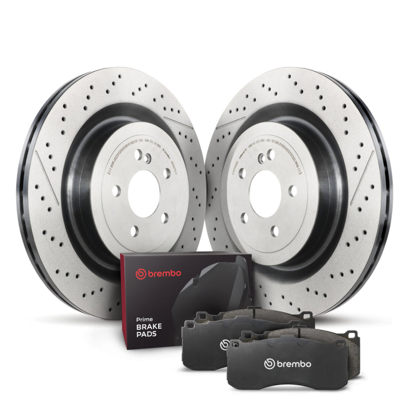 Brembo OE KT04492 Rear Disc Brake Kit