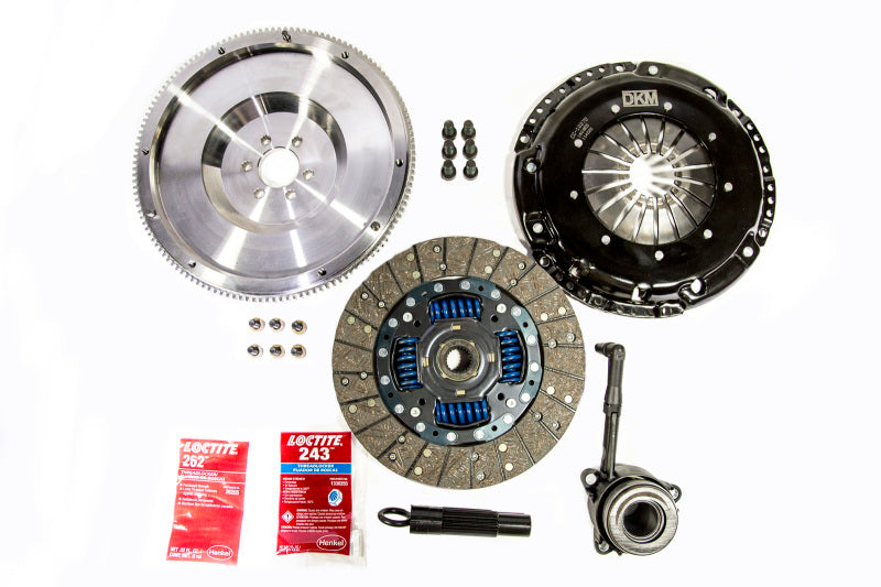 DKM Clutch MB-034-062 2.0 VW/Audi A3 FSI 6 Bolt Sprung Organic MB Clutch w/Steel Flywheel (440 ft/lbs Torque)