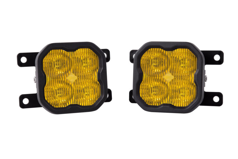 Diode Dynamics DD6347 SS3 Pro Type AS Kit - Yellow SAE Fog
