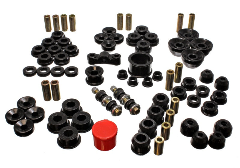 Energy Suspension 16.18104G 90-93 Acura Integra Black Hyper-Flex Master Bushing Set