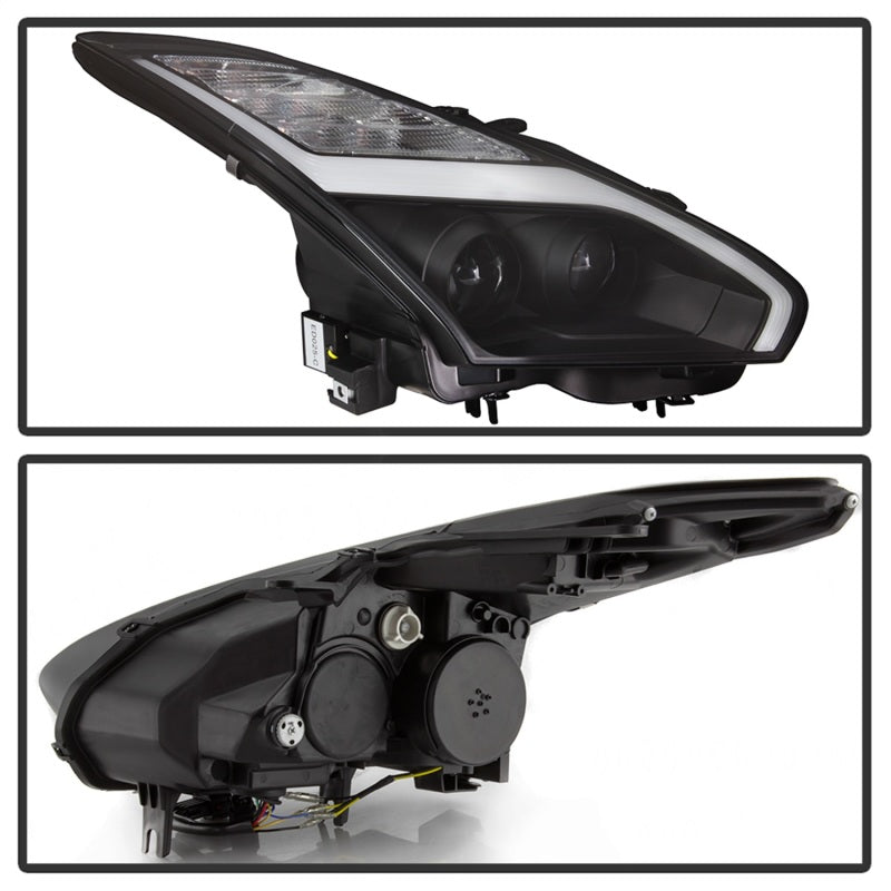 SPYDER 5085696 Spyder Nissan GTR R35 09-14 - Projector Headlights - DRL LED - Black