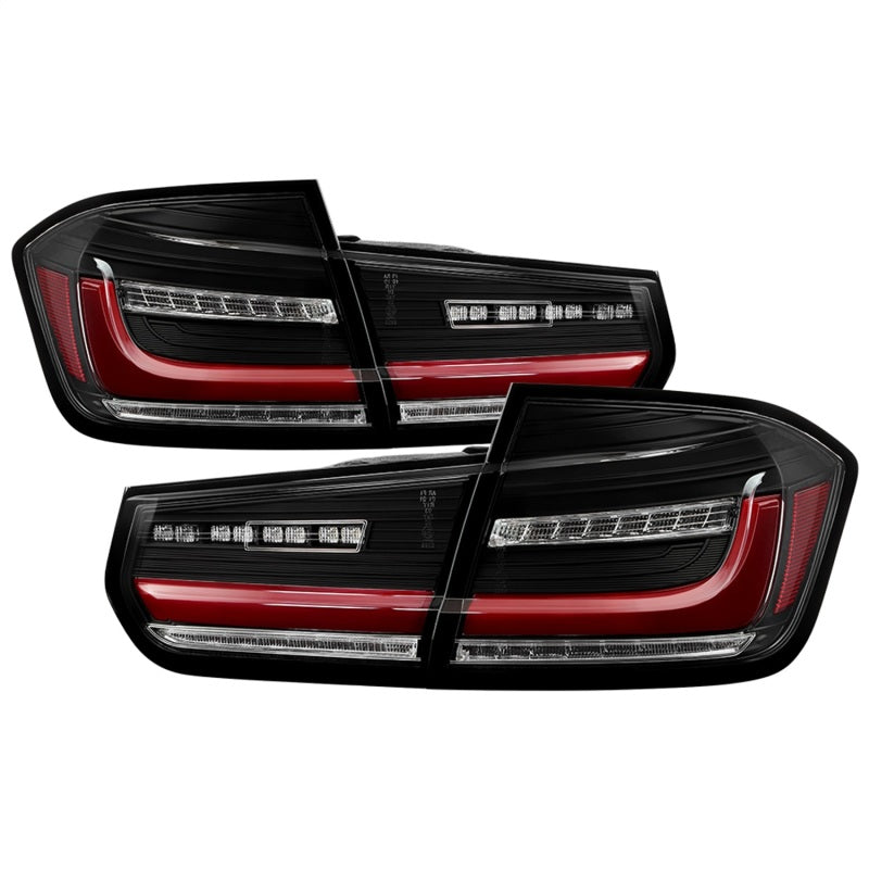 SPYDER 5088307 Spyder BMW 3 Series F30 2012-2018 Full LED Tail Lights (ALT-YD-BMWF3012-SEQ-BK) - Black