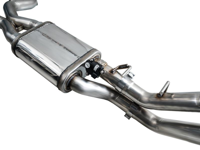 AWE Tuning 3025-31327 22-24 Ford Bronco Raptor 4WD Dual BashGuards Cat-Back SwitchPath Exhaust (No Tips)