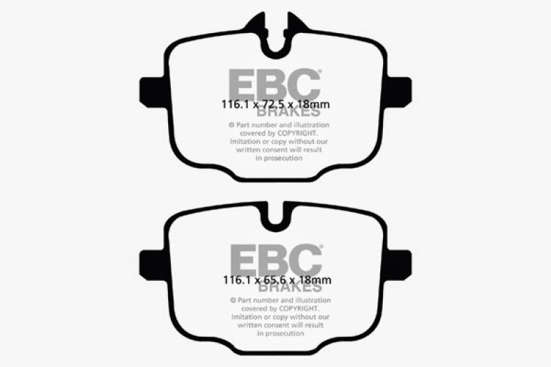 EBC DP52089NDX 2021+ BMW M3/M4 3.0TT (G80/G82/G83) Bluestuff Rear Brake Pads
