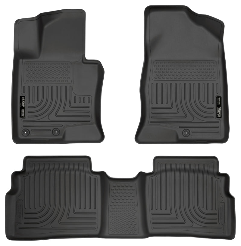 Husky Liners 98851 11-12 Hyundai Sonata WeatherBeater Combo Black Floor Liners
