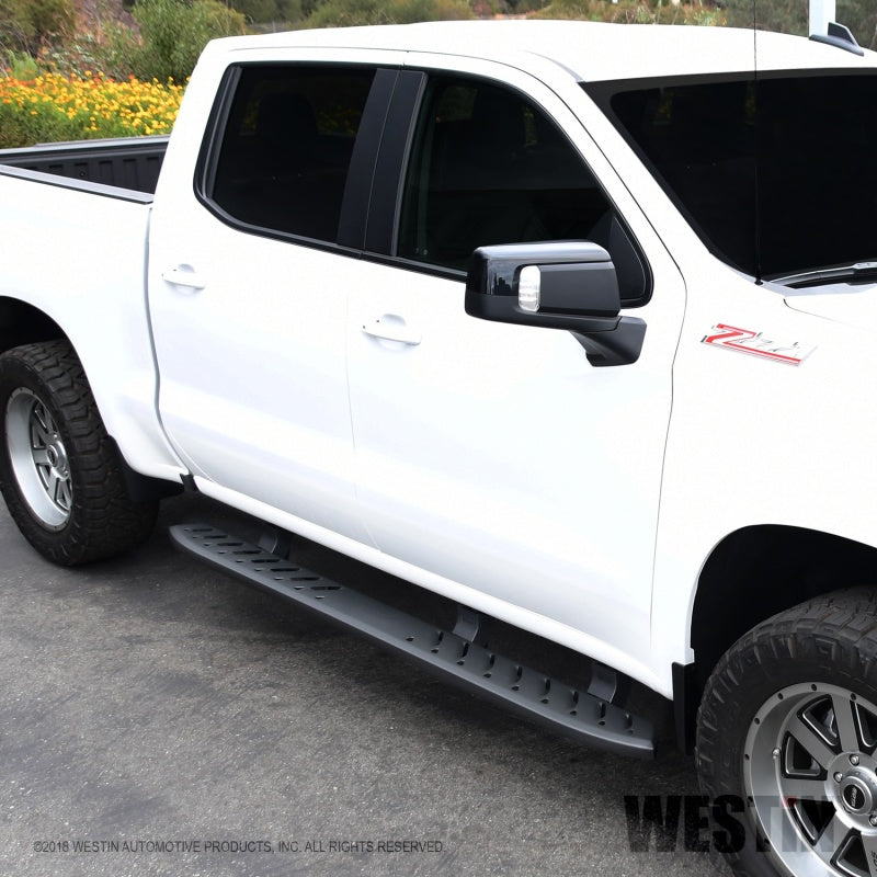 Westin 28-81275 2019 Chevrolet Silverado/Sierra 1500 Crew Cab Thrasher Running Boards - Textured Black