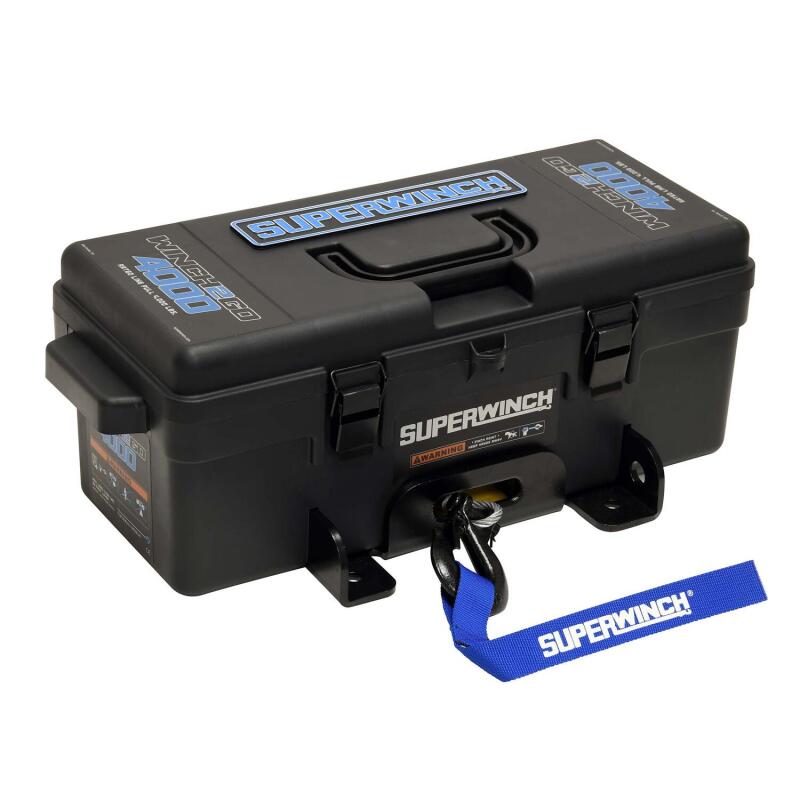 Superwinch 1140222 4000 LBS 12V DC 3/16in x 50ft Steel Rope Winch2Go Steel Rope