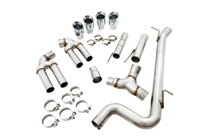 AWE Tuning 3015-42142 Audi 8V S3 Track Edition Exhaust w/Chrome Silver Tips 102mm