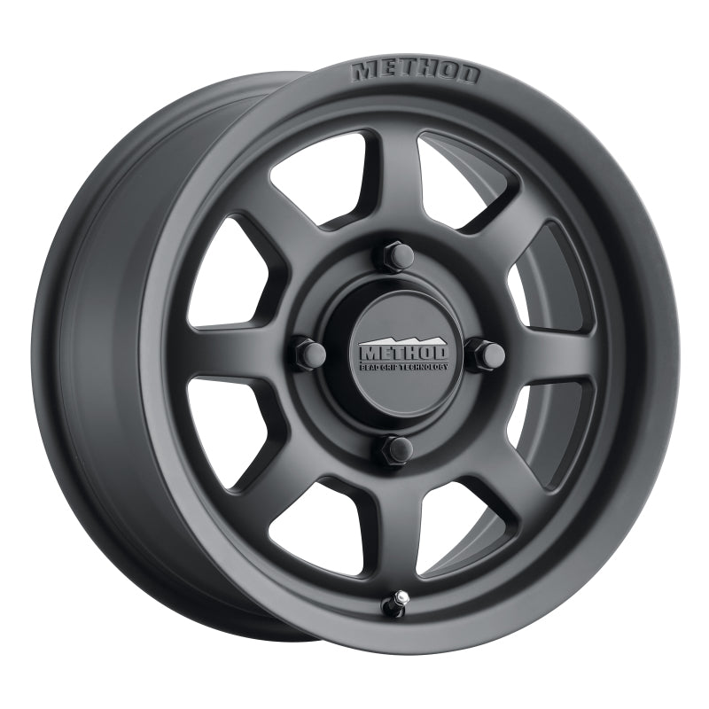 Method Wheels MR41047047543 Method MR410 14x7 4+3/+13mm Offset 4x136 106.25mm CB Matte Black Wheel