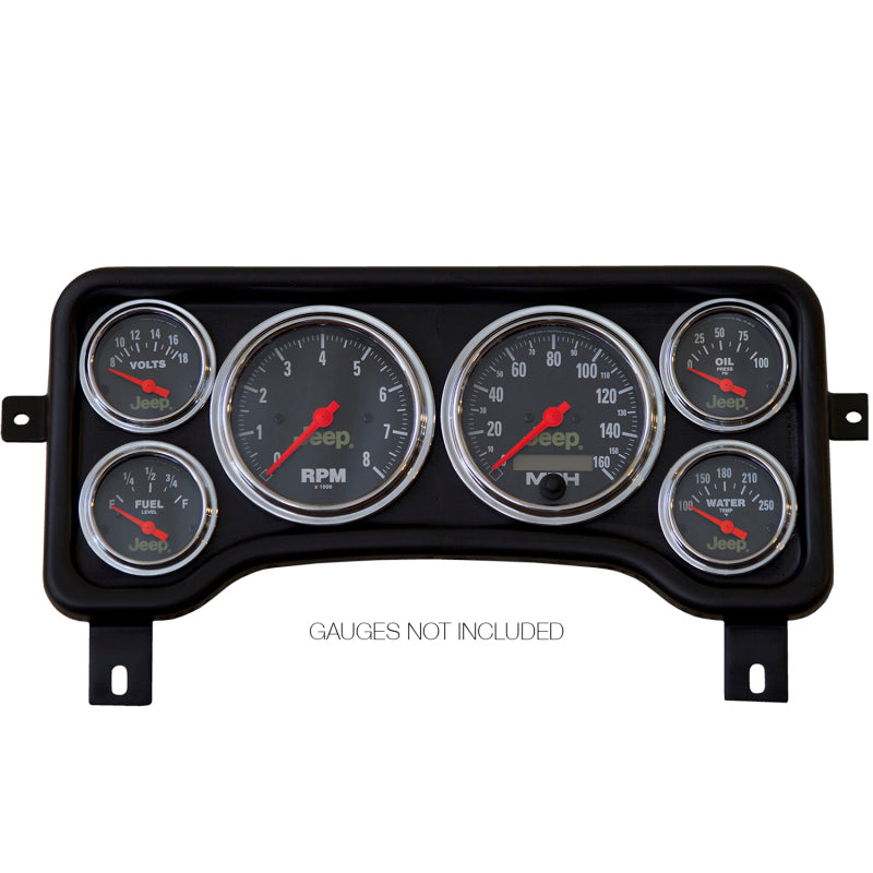 AutoMeter 5381 Autometer Jeep TJ/XJ Direct Fit Dash Panel 6 Gauge 3 3/8in x2 / 2 1/16in x4