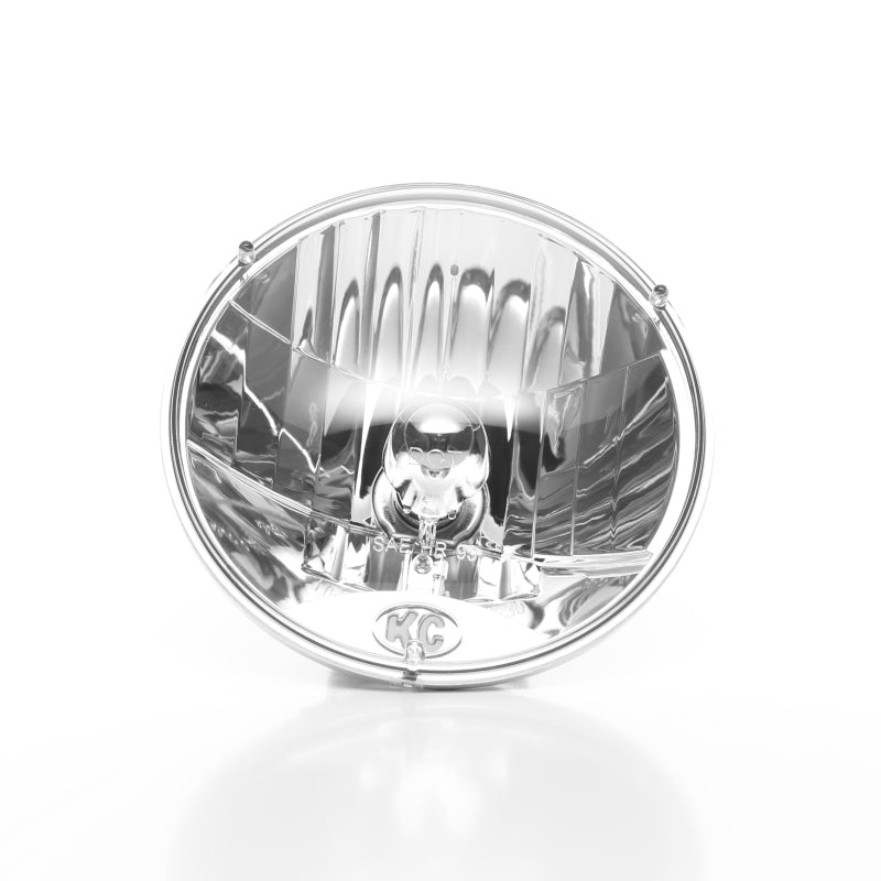 KC HiLiTES 42301 Universal/97-06 Jeep TJ 7in. Halogen H4 DOT Headlight 55/60w Lexan (Pair Pack System)