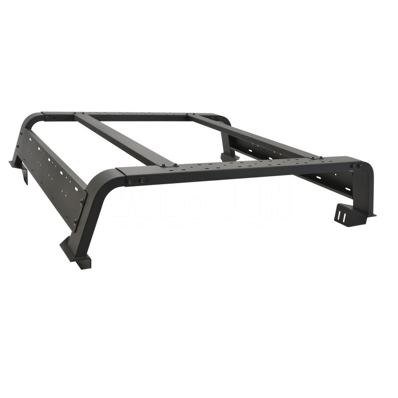 Westin 51-10015 05-21 Toyota Tacoma 5ft Bed Overland Cargo Rack - Textured Black
