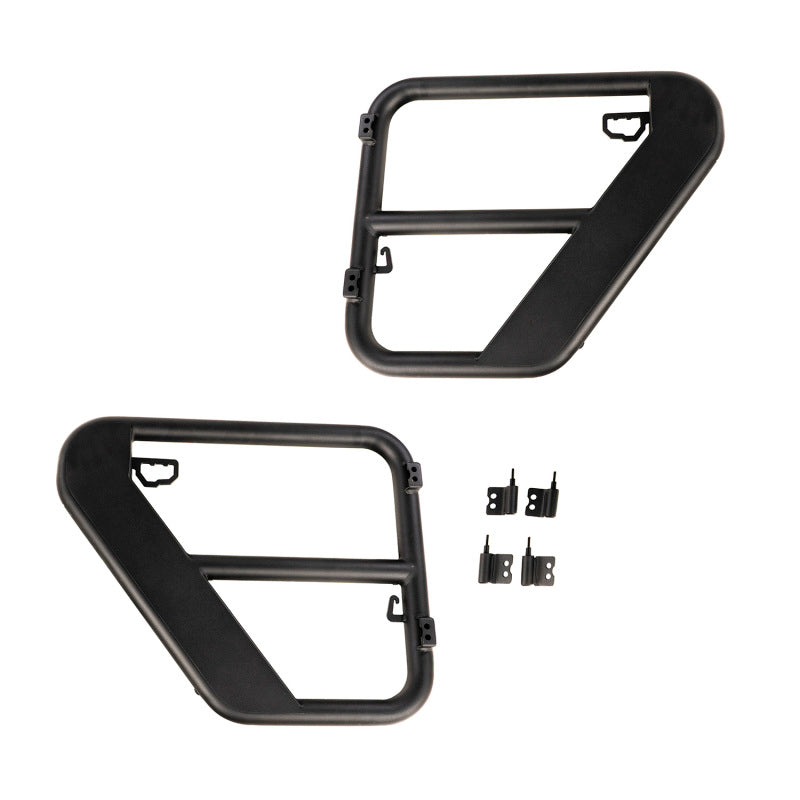 Rugged Ridge 11509.32 Fortis Tube Doors Rear 07-18 Jeep Wrangler JK 4-Dr