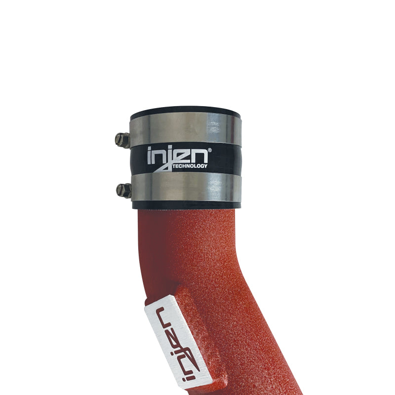 Injen SES1116ICPWR 15-16 BMW M3(F80)/M4 (F82/83) 3.0L L6 Twin Turbo 2PC Aluminum Int. Charge Pipe - Wrinkle Red