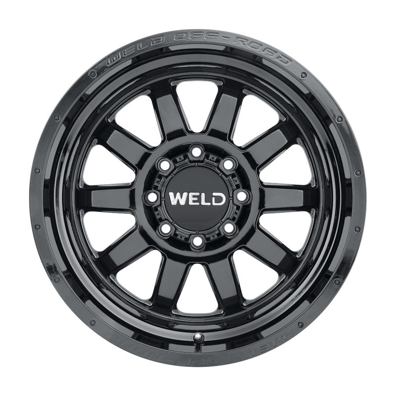 Weld W16809082500 Off-Road W168 20X9 Stealth 8X165.1 ET00 BS5.00 Gloss Black 125.1
