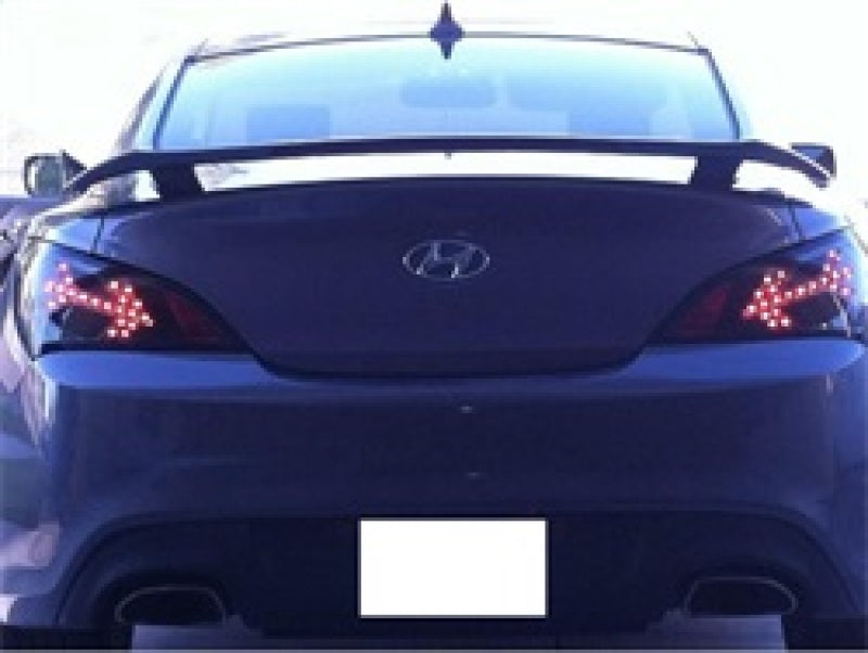 SPYDER 5034304 Spyder Hyundai Genesis 10-12 2Dr LED Tail Lights Black ALT-YD-HYGEN09-LED-BK