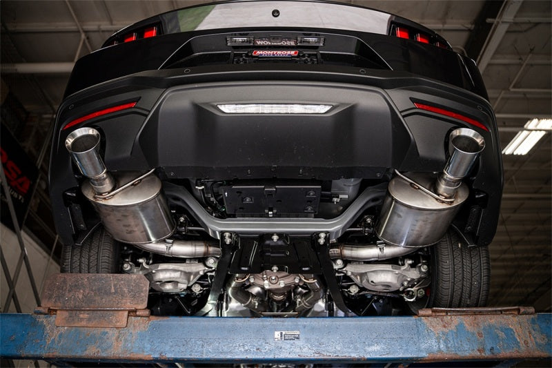 CORSA Performance 21271 Corsa 24 Ford Mustang GT Conv. Xtreme Cat-Back Ex. Sys. 3.0in Dual Rear Ex w/4.5in StraightCut Tips