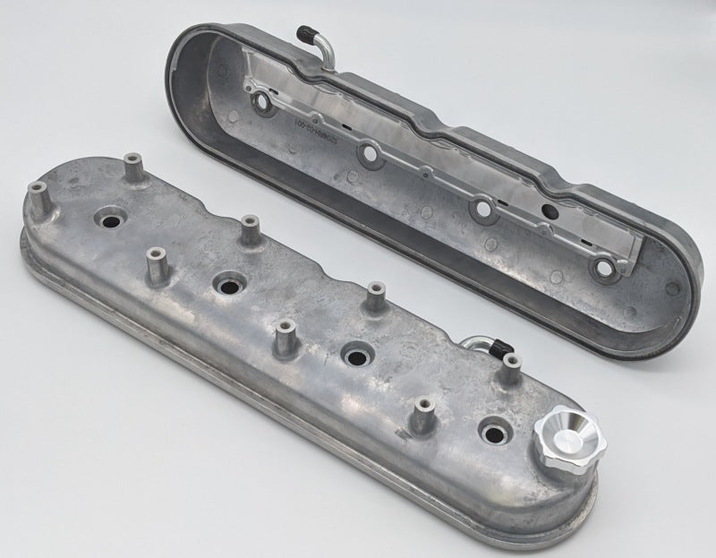Granatelli Motor Sports 640360 Granatelli 96-22 GM LS Tall Valve Cover w/Integral Angled Coil Mounts - Cast Finish