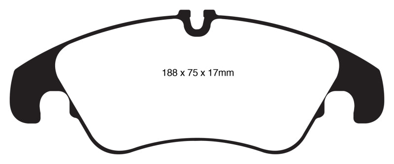 EBC DP42022R 11 Audi A6 2.0 Turbo Yellowstuff Front Brake Pads