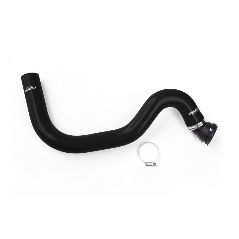 Mishimoto MMHOSE-MUS8-15UBK 15+ Ford Mustang GT Black Silicone Upper Radiator Hose