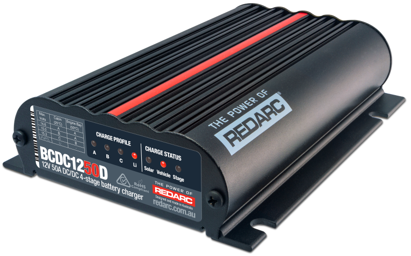 REDARC BCDC1250D DC/DC 4-Stage In-Vehicle Battery Charger - 12V 50A