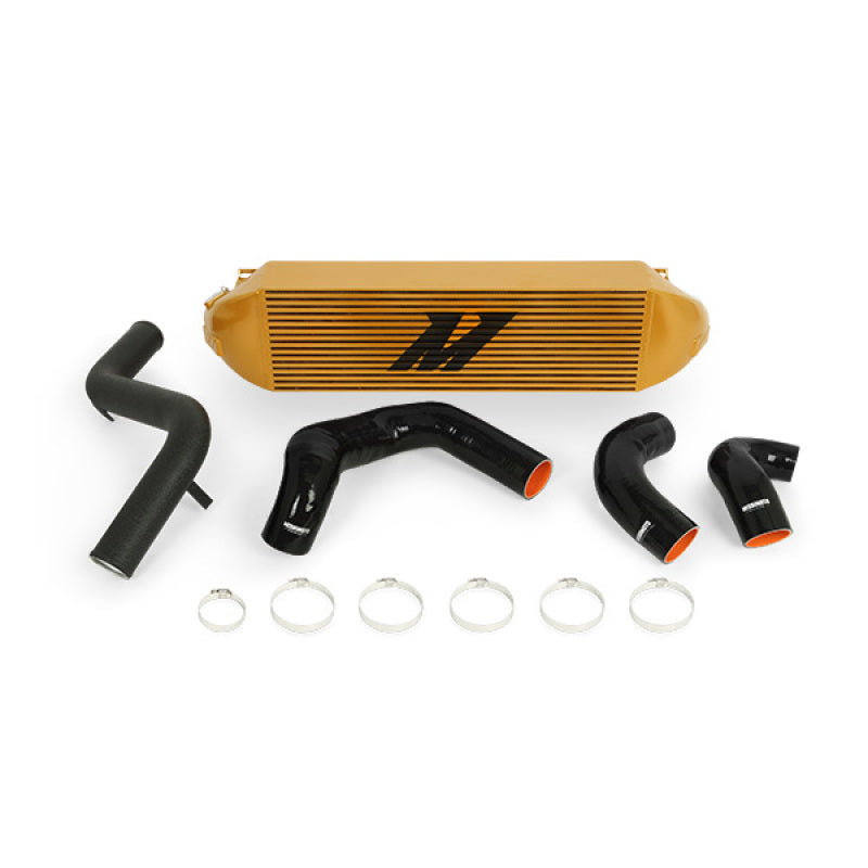 Mishimoto MMINT-FOST-13KBGD 2013+ Ford Focus ST Gold Intercooler w/ Black Pipes