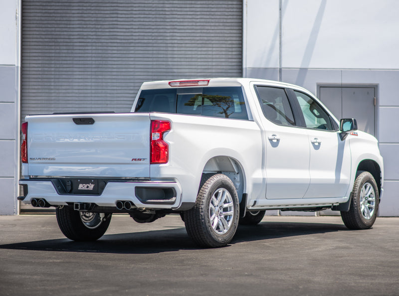 Borla 140779BC 2019 Chevrolet Silverado 1500 6.2 w/ 147in WB 2.75in S-Type Catback Exhaust -Black Chrome Tips
