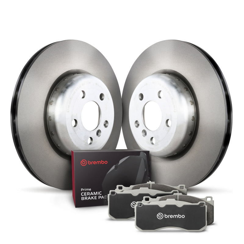 Brembo OE KT00C08 08-10 BMW 535i/04-05 545i/06-10 550i/04-05 645Ci/06-10 650i Front Disc Brake Kit