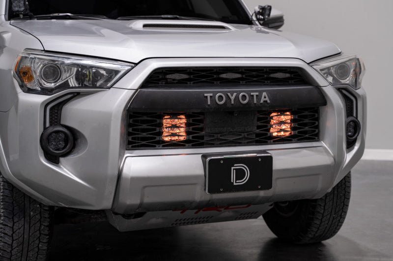 Diode Dynamics DD7544 14-23 Toyota 4Runner SS5 Stealth Grille LED 4-Pod Kit - Pro White Combo