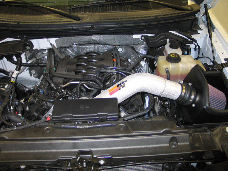 K&N Engineering 77-2581KP K&N 11 Ford F150 5.0L V8 F/I High Flow Performance Intake Kit