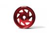 Perrin Performance PSP-ENG-101RD PERRIN 15-18 Subaru WRX / 13-20 BRZ / 14-18 FXT / 13-16 Crosstrek Lightened Crank Pulley - Red