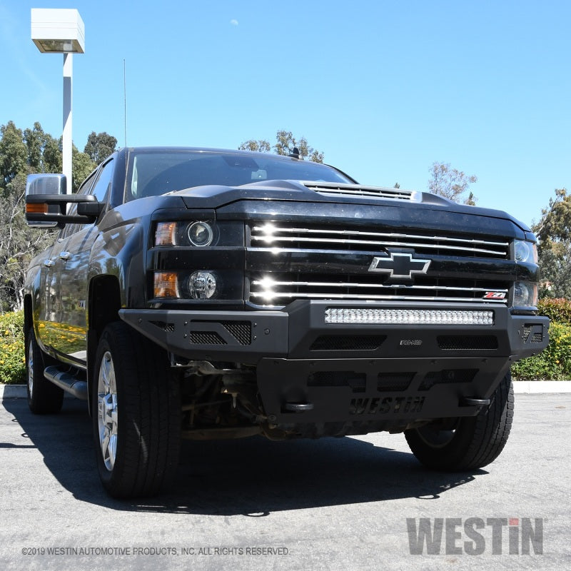 Westin 58-41165 15-19 Chevrolet Silverado 2500/3500 Pro-Mod Front Bumper - Textured Black
