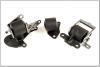 Innovative Mounts 20050-75A Innovative 96-00 Civic H-Series Black Steel Mounts 75A Bushings