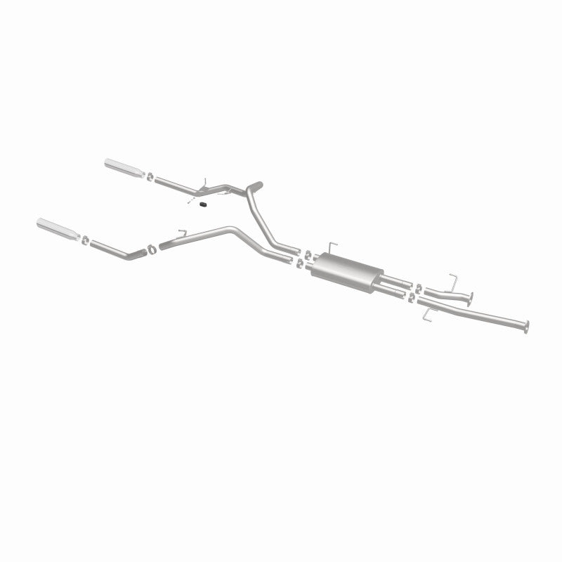 Magnaflow 15305 MagnaFlow 14 Toyota Tundra V8 4.6L/5.7L Stainless Cat Back Exhaust Dual Split Rear Exit